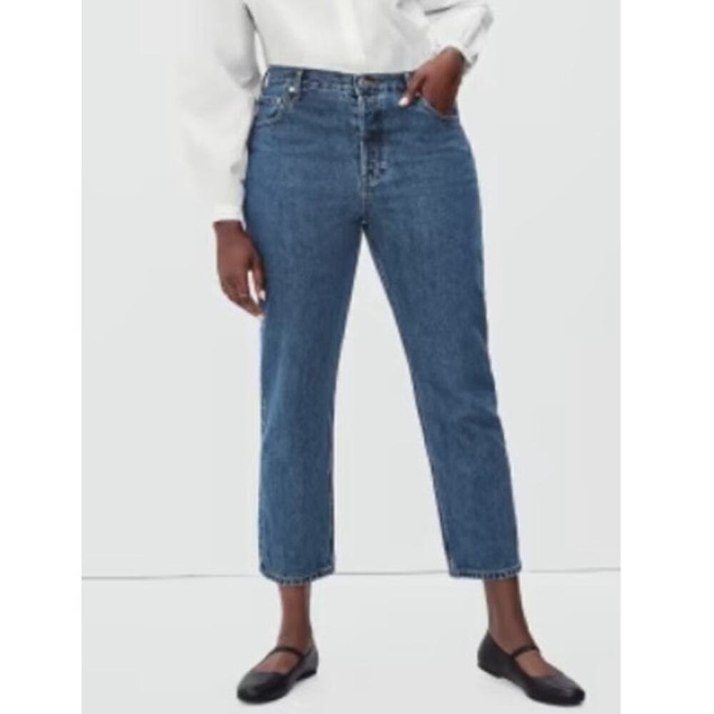 Everlane Women's Straight Leg Jeans - Classic Blue